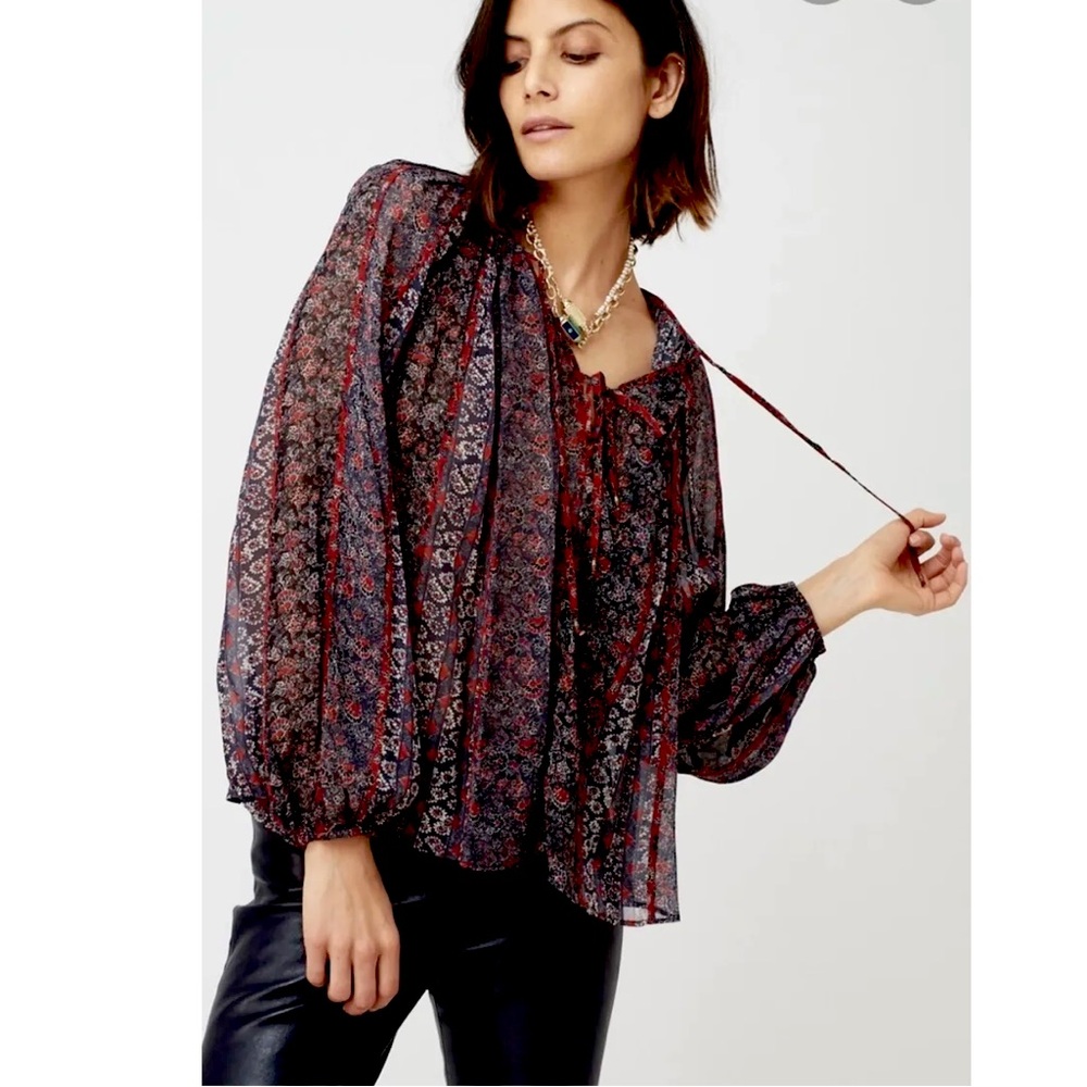 Ulla Johnson Deetra Silk Blouse - Picture 3 of 12